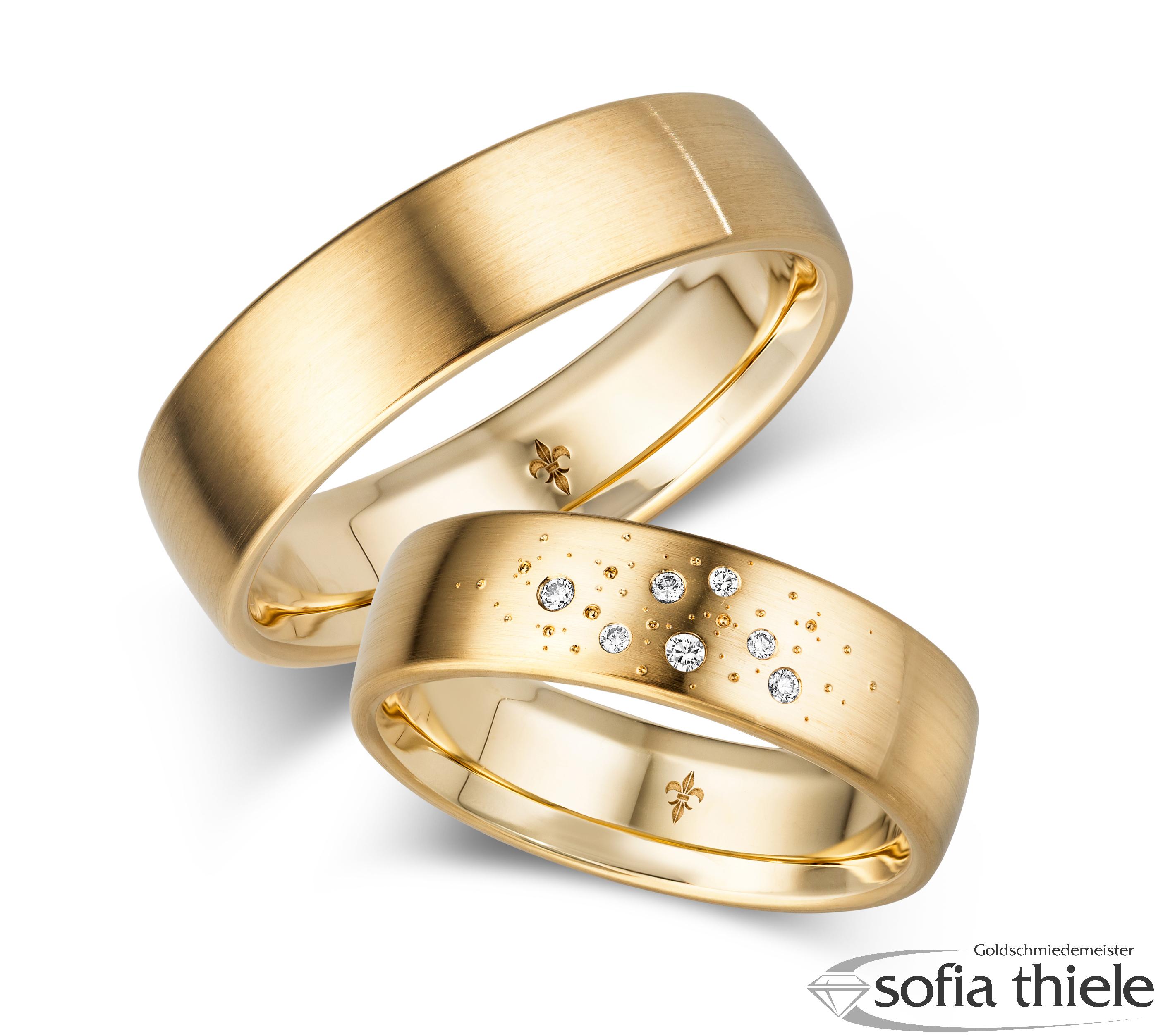 Trauringe Gold Paar TR-00019G