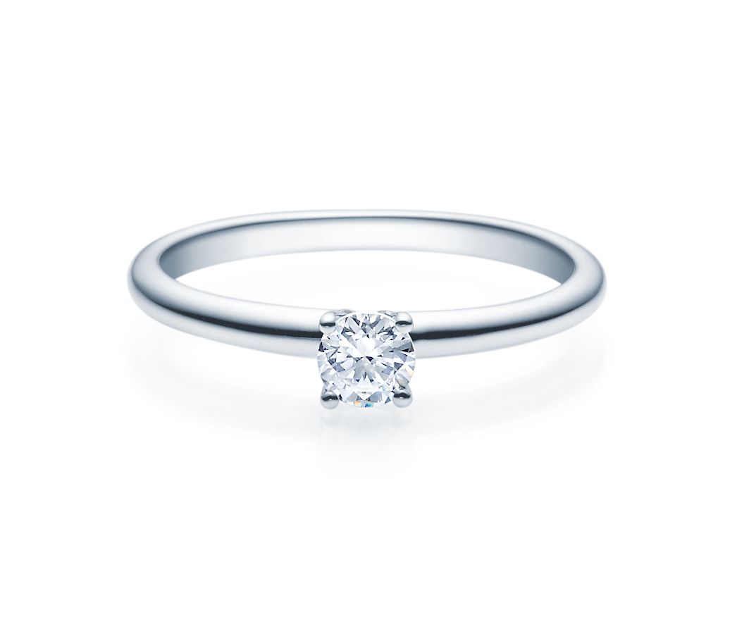 Damenring Silber mit Diamant 18018-0,3-L
