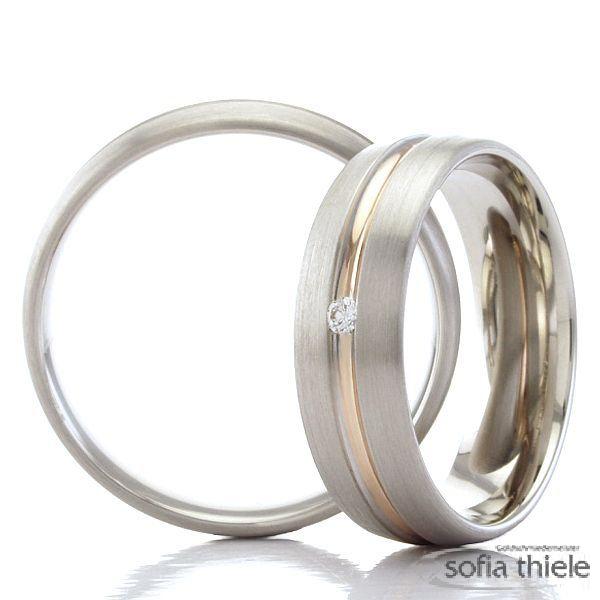 Trauringe Silber Paar F-30113-060