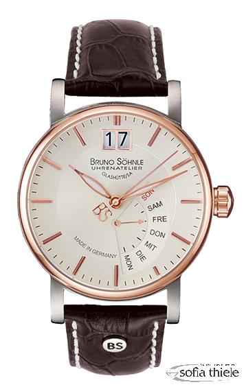 Herrenuhr Lederband Quarz 17-63073-245