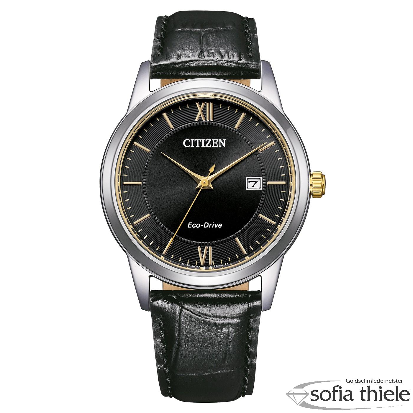 Herrenuhr Lederband Quarz AW1784-16E