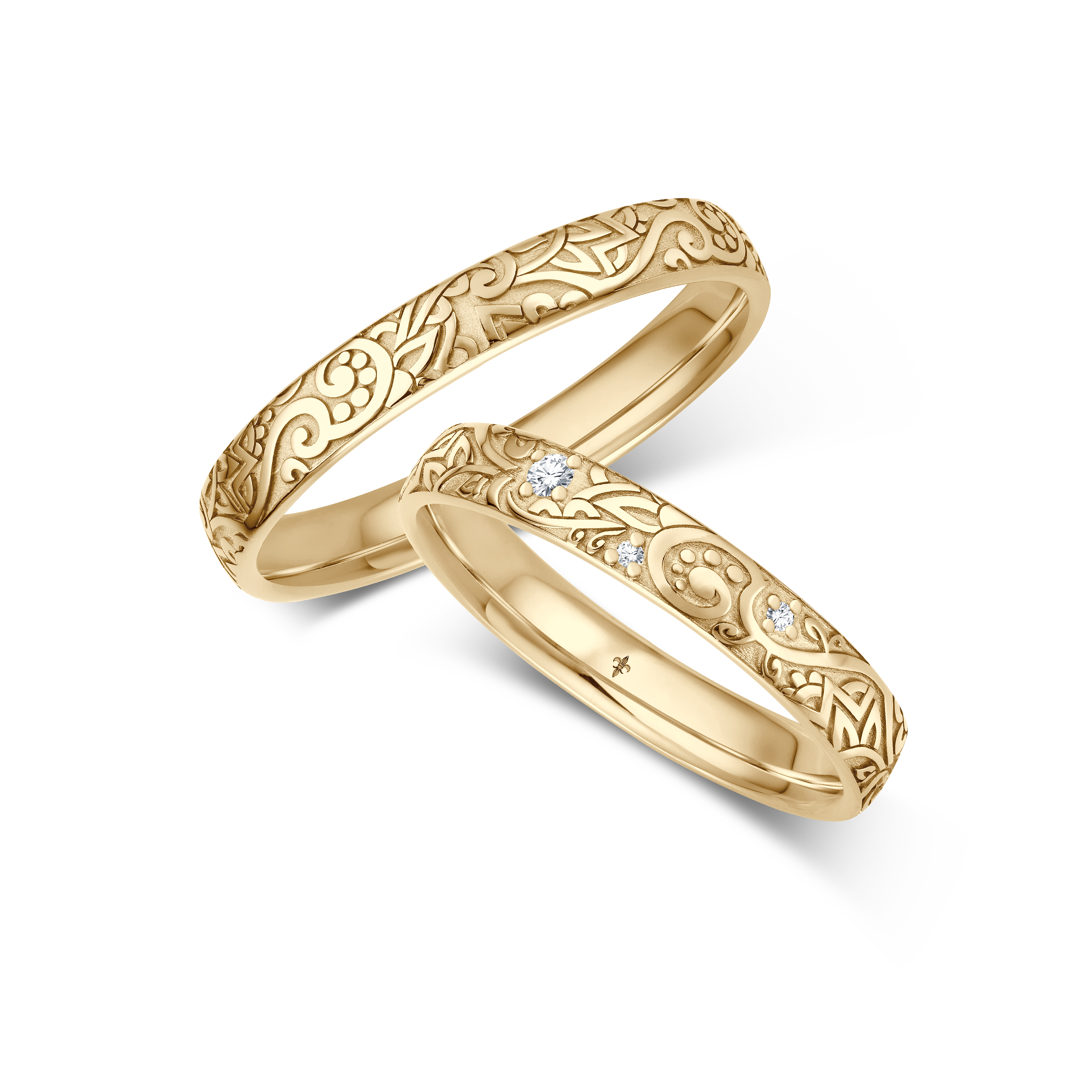 Trauringe Gold Paar TR-00086G-375