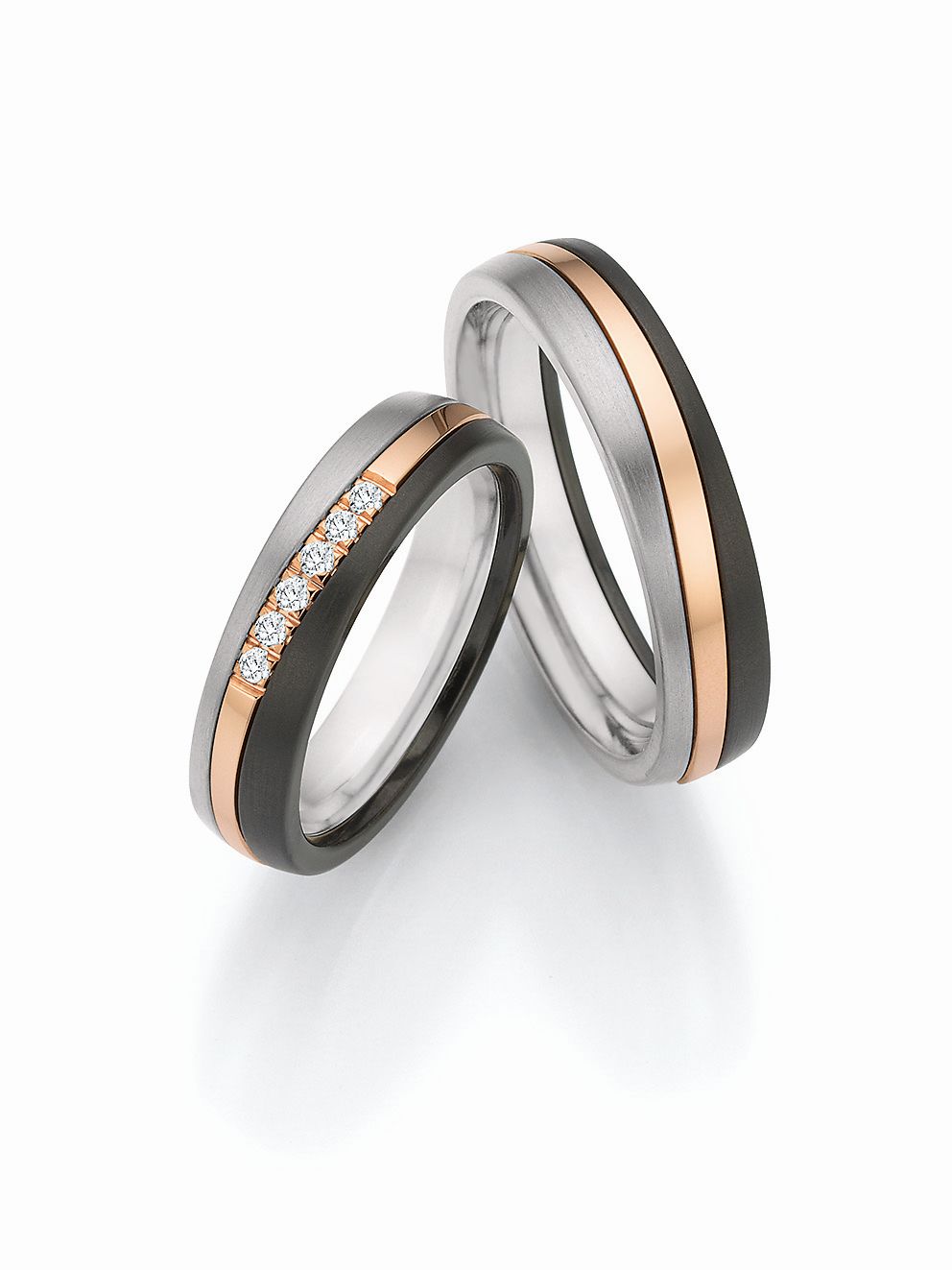 Trauringe Gold Paar 14-20010-20-1464