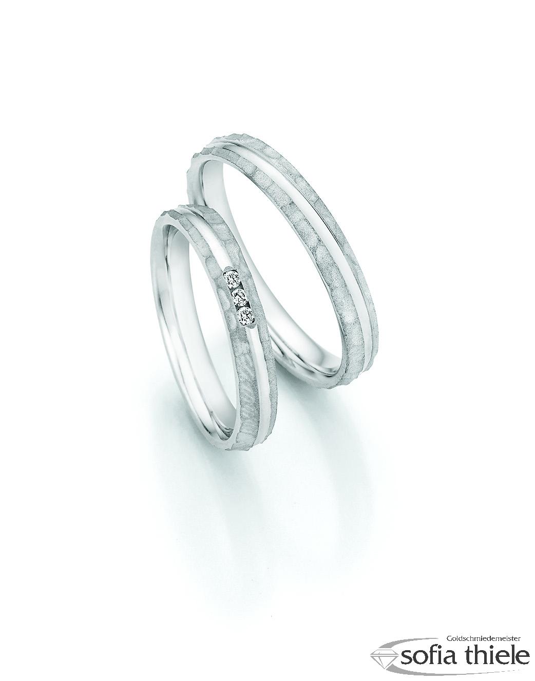 Trauringe Silber Paar 55-33050-035