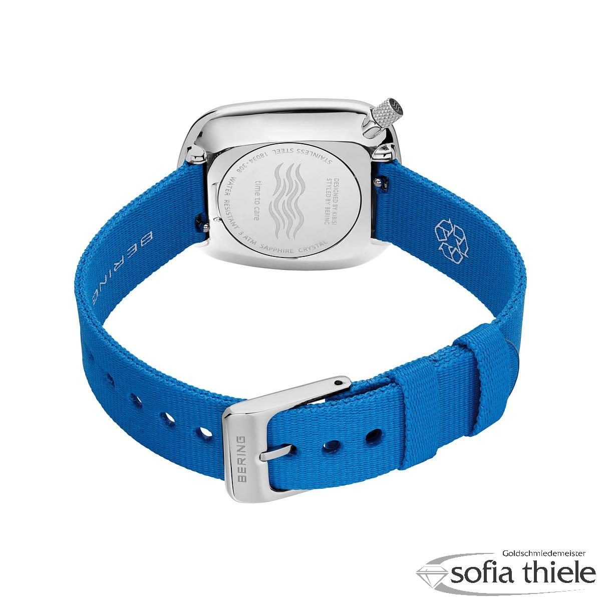 Damenuhr Lederband Quarz 18034-308