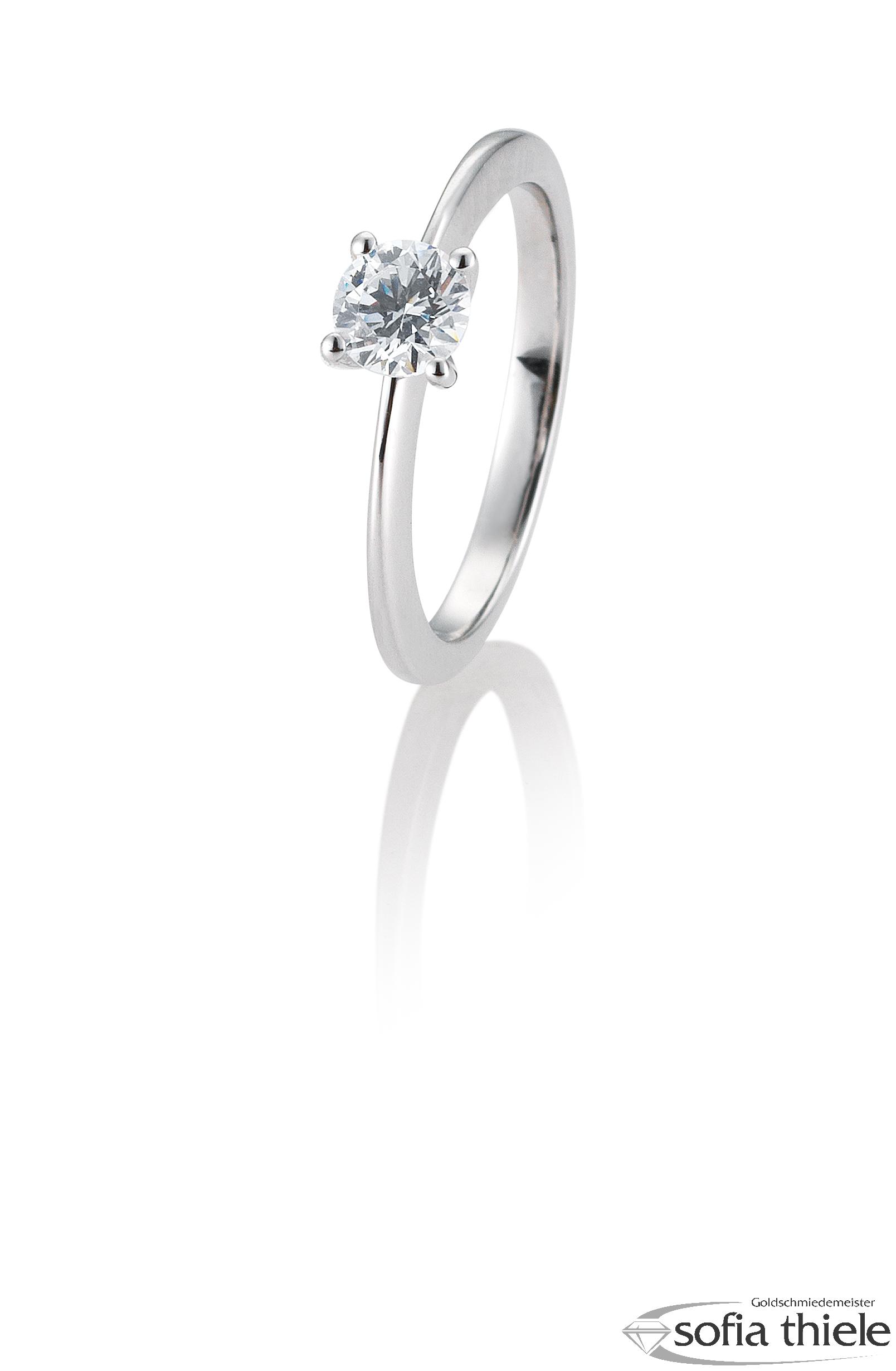 Damenring Platin mit Diamant B-41-057350-6Pt-L Damenring Platin mit Diamant B-41-057350-6Pt-L