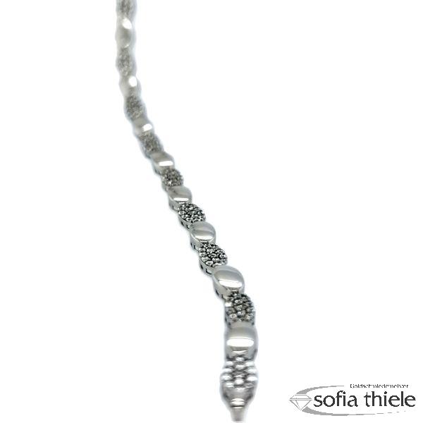 Armband Gold mit Zirkonia AB-6,3g-585W-Z