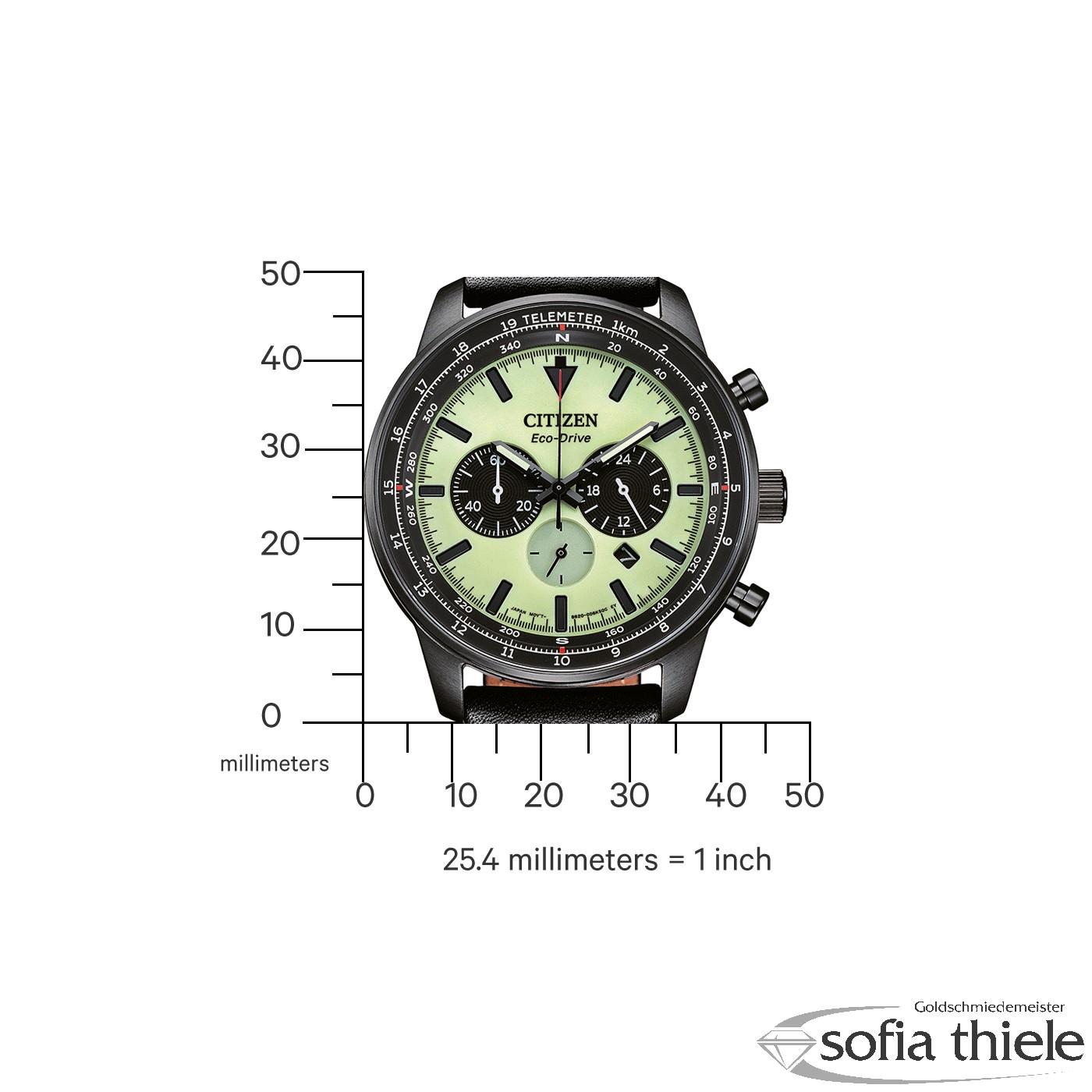 Herrenuhr Lederband Quarz CA4505-21X