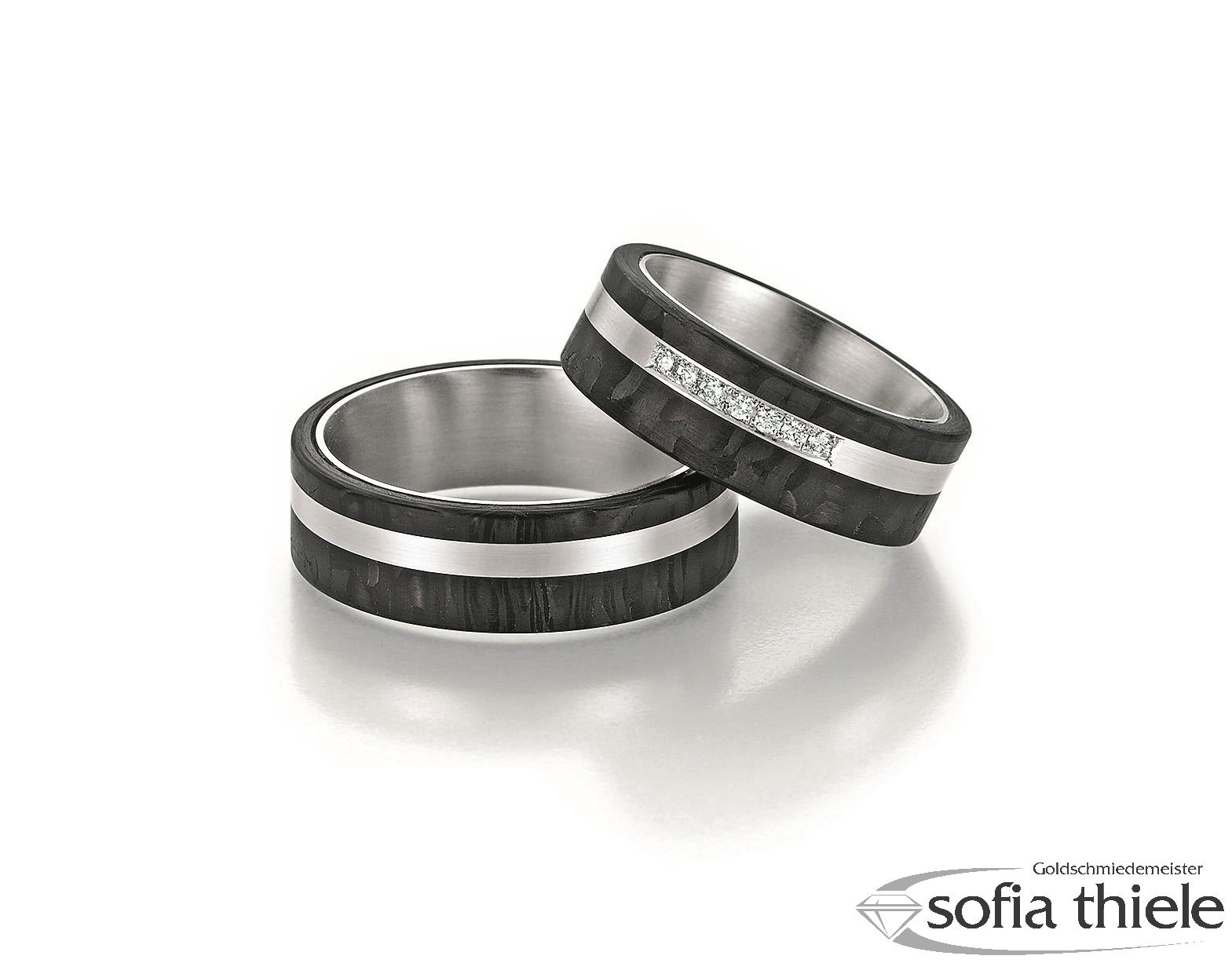 Trauringe Platin Paar F-01030-070