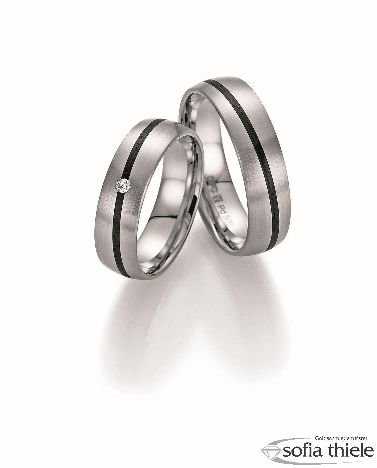 Trauring Palladium Paar 88433-060