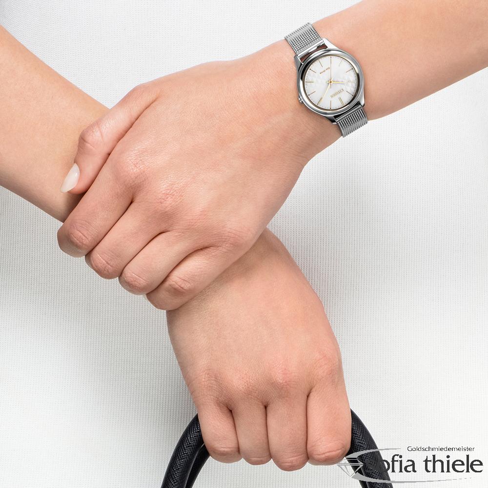 Damenuhr Metallband Quarz EM0504-81A