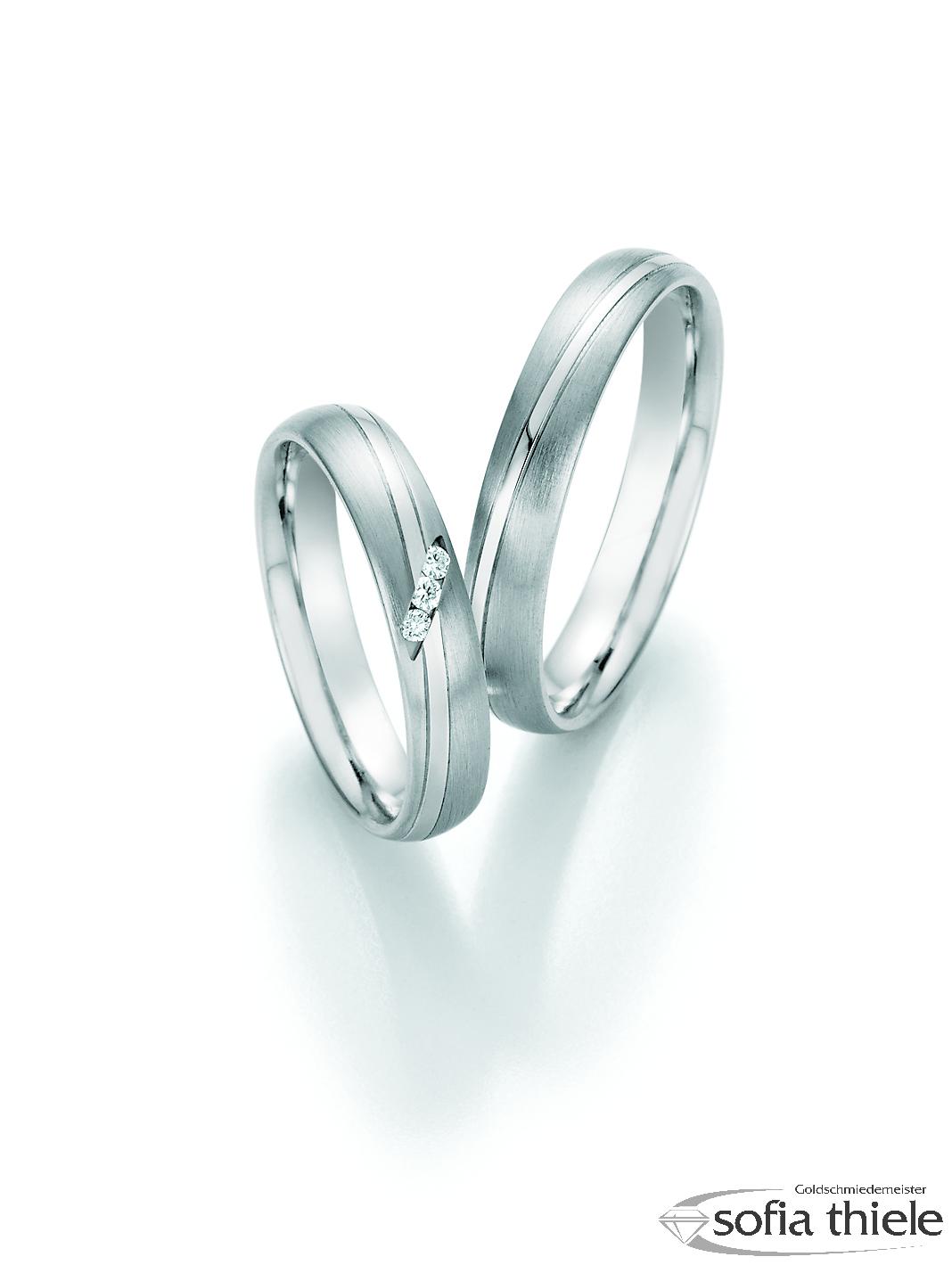 Trauringe Edelstahl Paar 88-22030-040