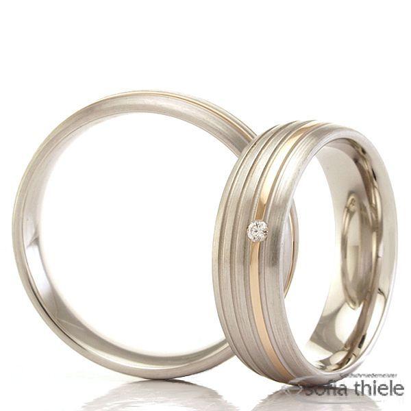 Trauringe Silber Paar F-30117-060