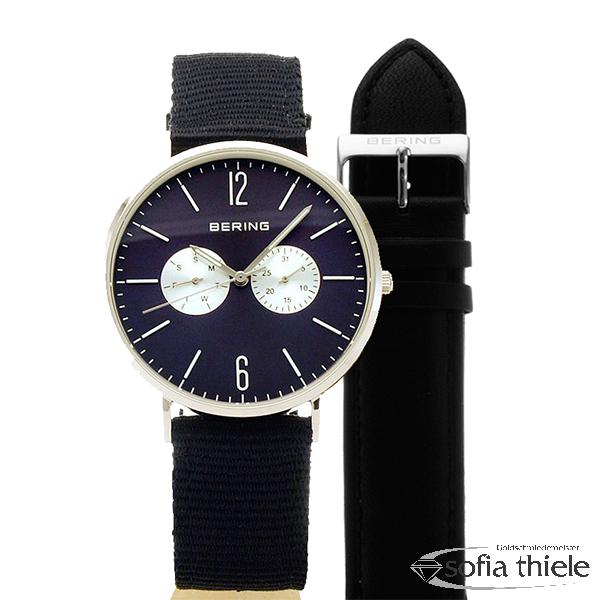 Herrenuhr Lederband Quarz 14240-507