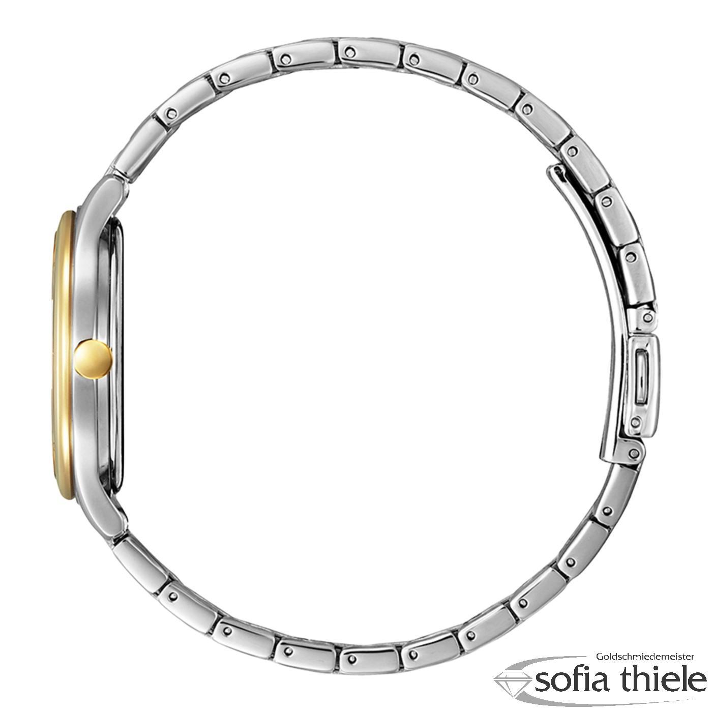 Damenuhr Metallband Quarz EM0506-77A