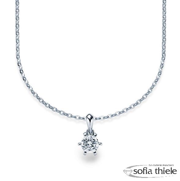 Kette-Collier Gold mit Diamanten RU-1576-10-W