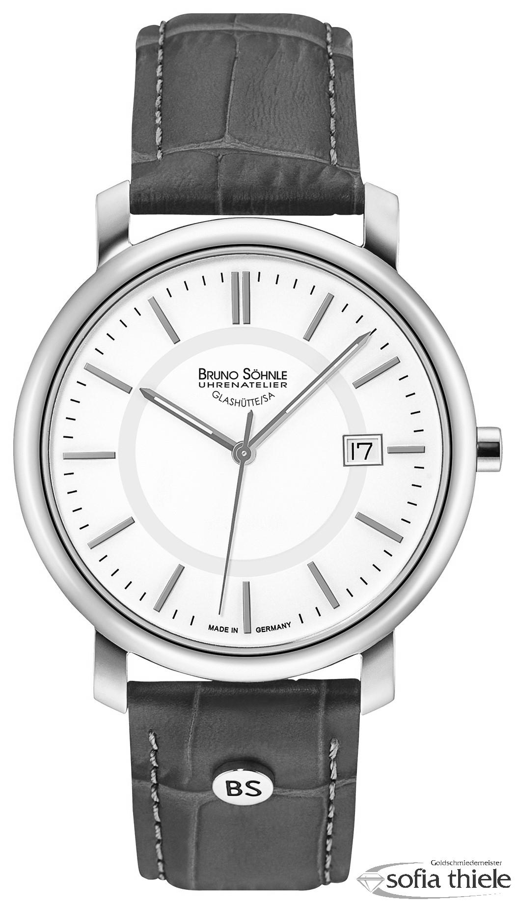 Herrenuhr Lederband Quarz 17-13142-241