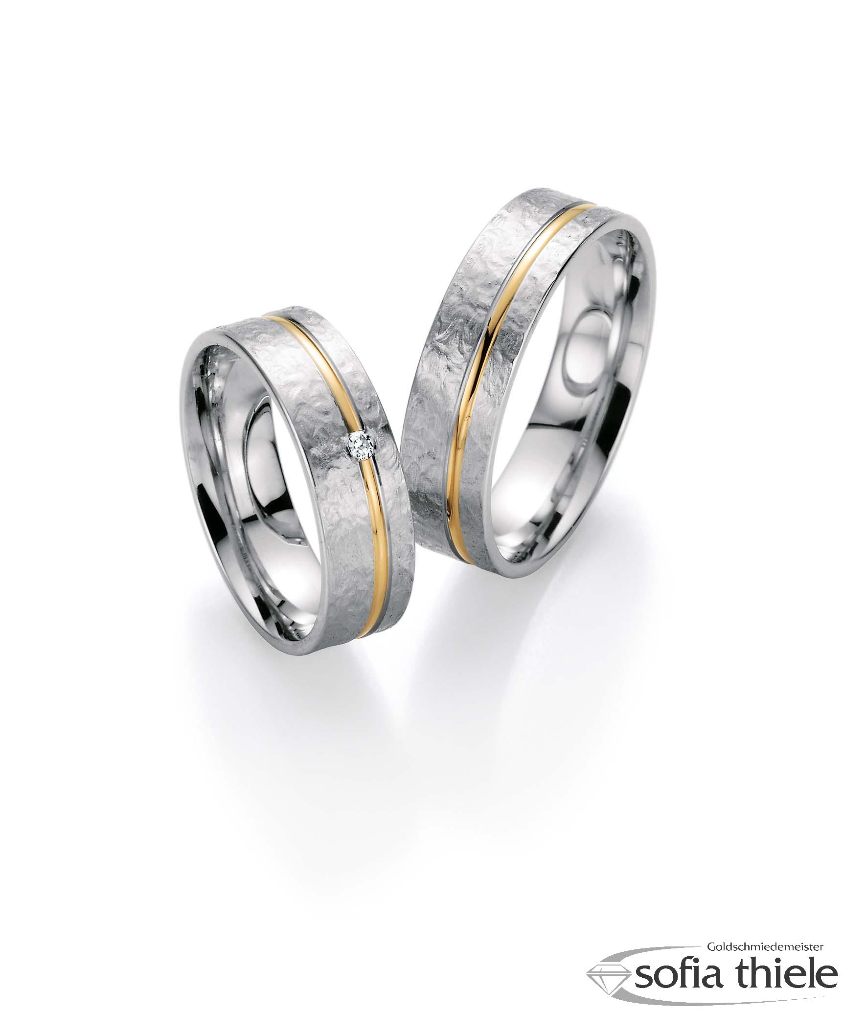 Trauringe Silber Paar F-30116-060