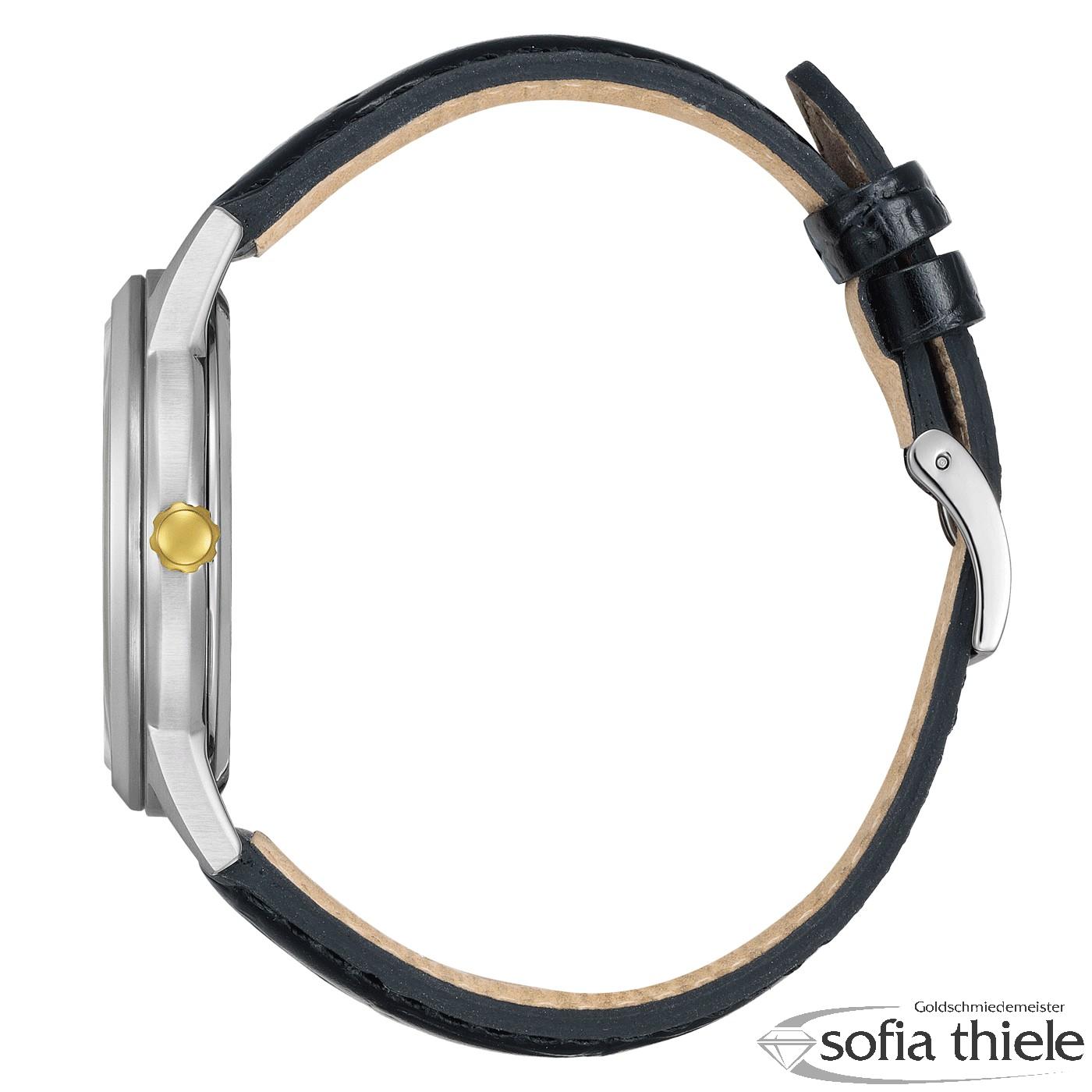 Herrenuhr Lederband Quarz AW1784-16E