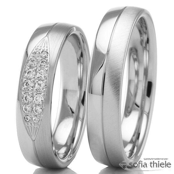 Trauring Palladium Paar B-48-02691-92