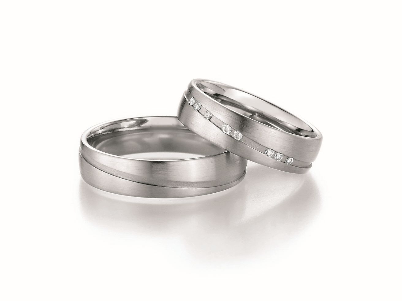 Trauring Palladium Paar 02-31070-080