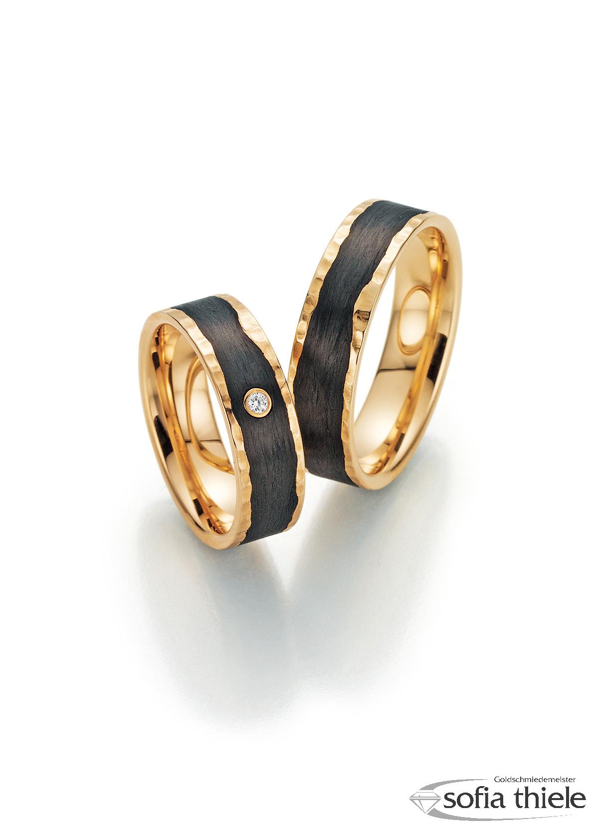 Trauringe Gold Paar F-01230-060