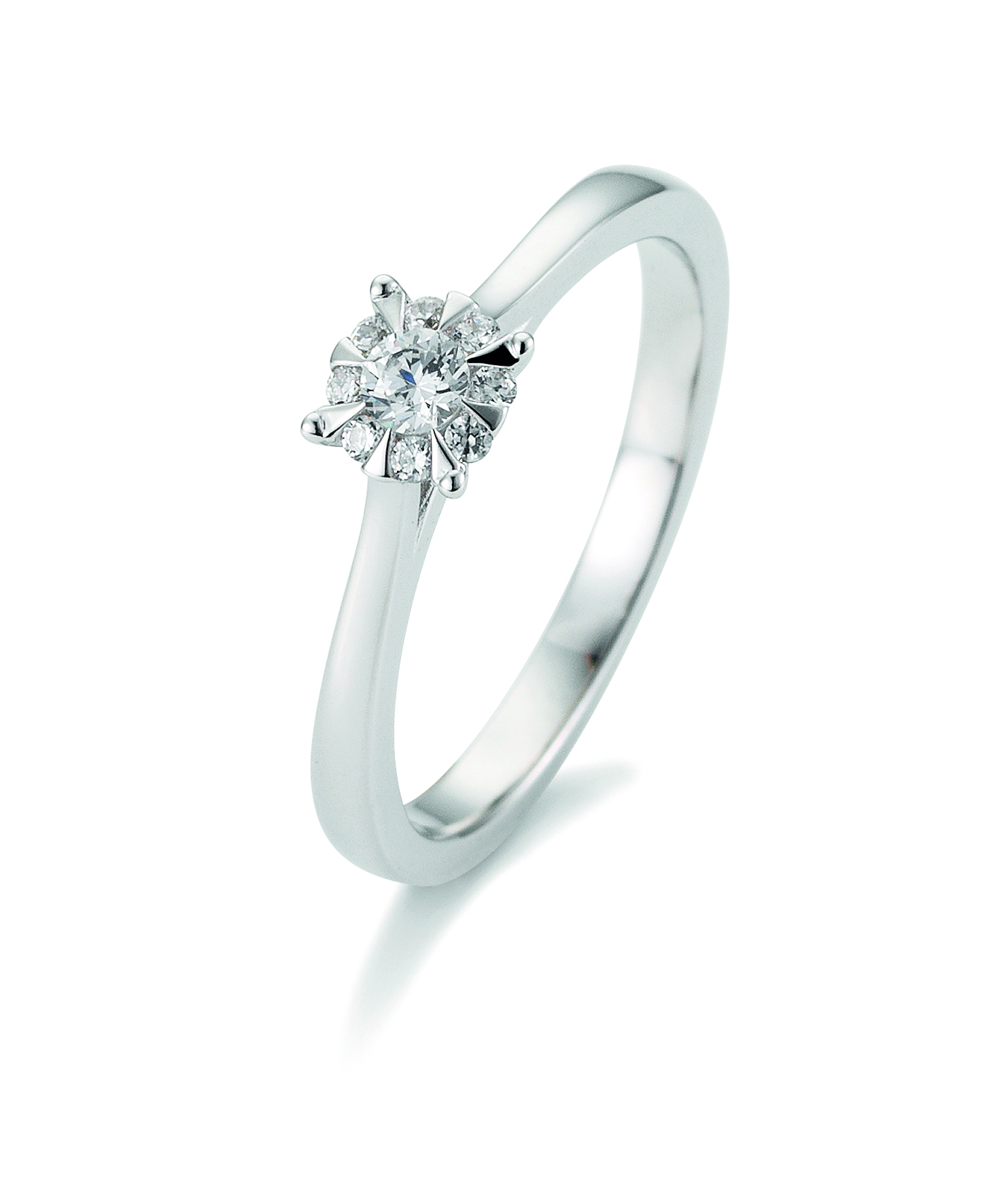 Damenring Platin mit Diamant B-41-057640-600Pt