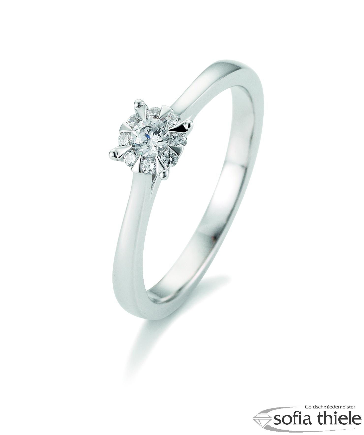 Damenring Platin mit Diamant B-41-057640-600Pt Damenring Platin mit Diamant B-41-057640-600Pt