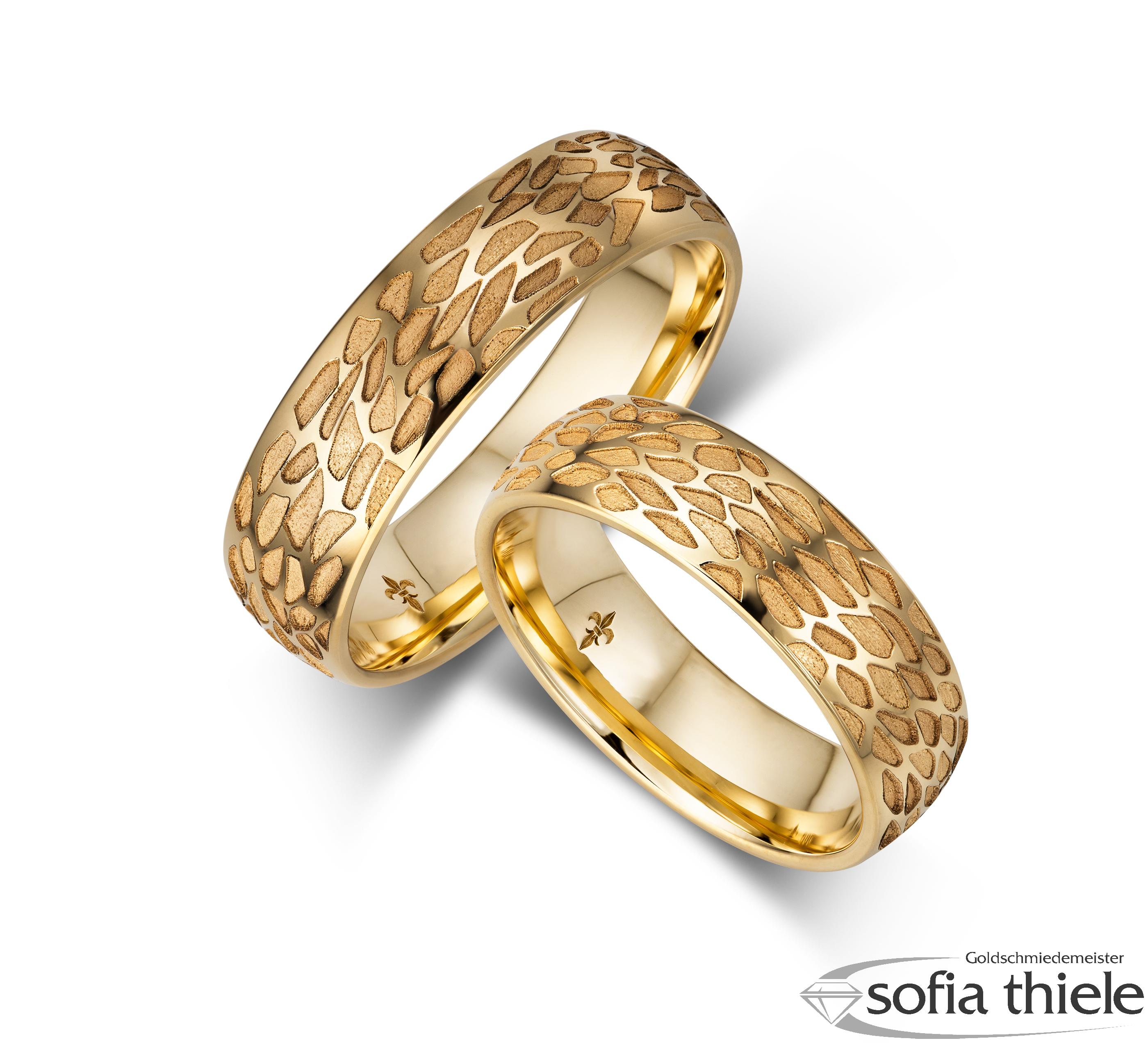 Trauringe Gold Paar TR-00044G