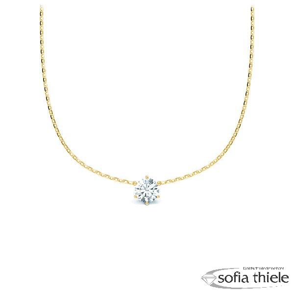 Kette-Collier Gold mit Diamanten RU-1580-1-G