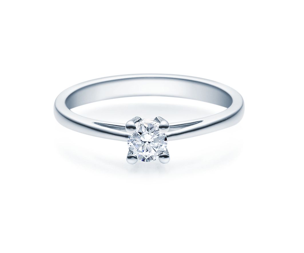 Damenring Silber mit Diamant 18010-0,3-L