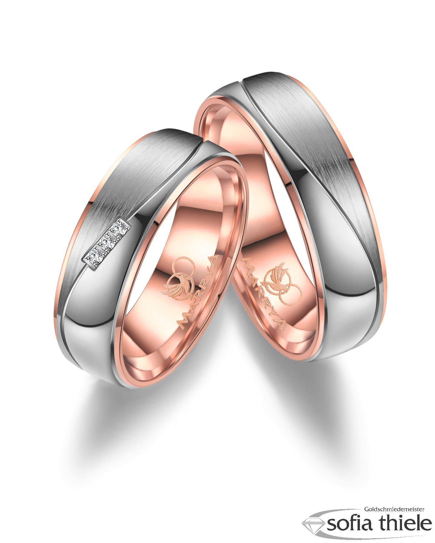 Trauringe Titan Paar TI-25 Trauringe Titan Paar TI-25