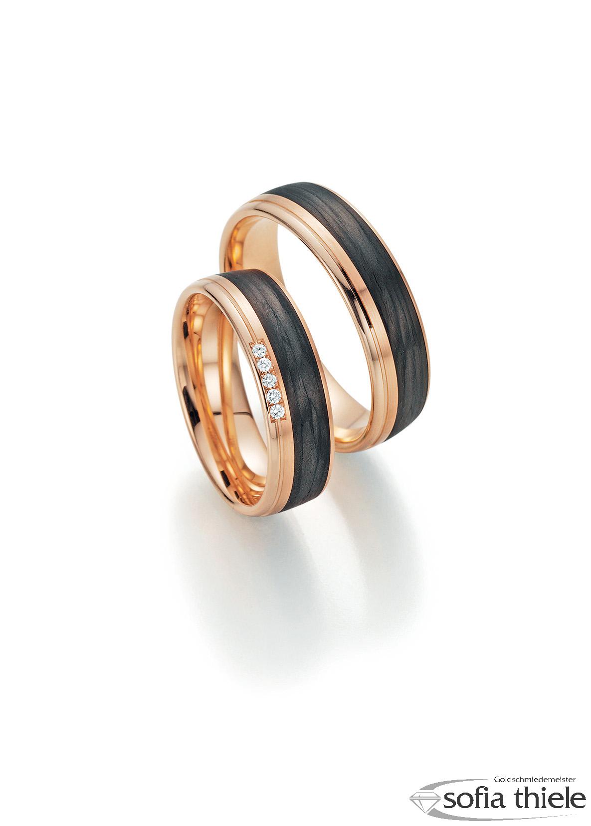 Trauringe Gold Paar F-01180-060