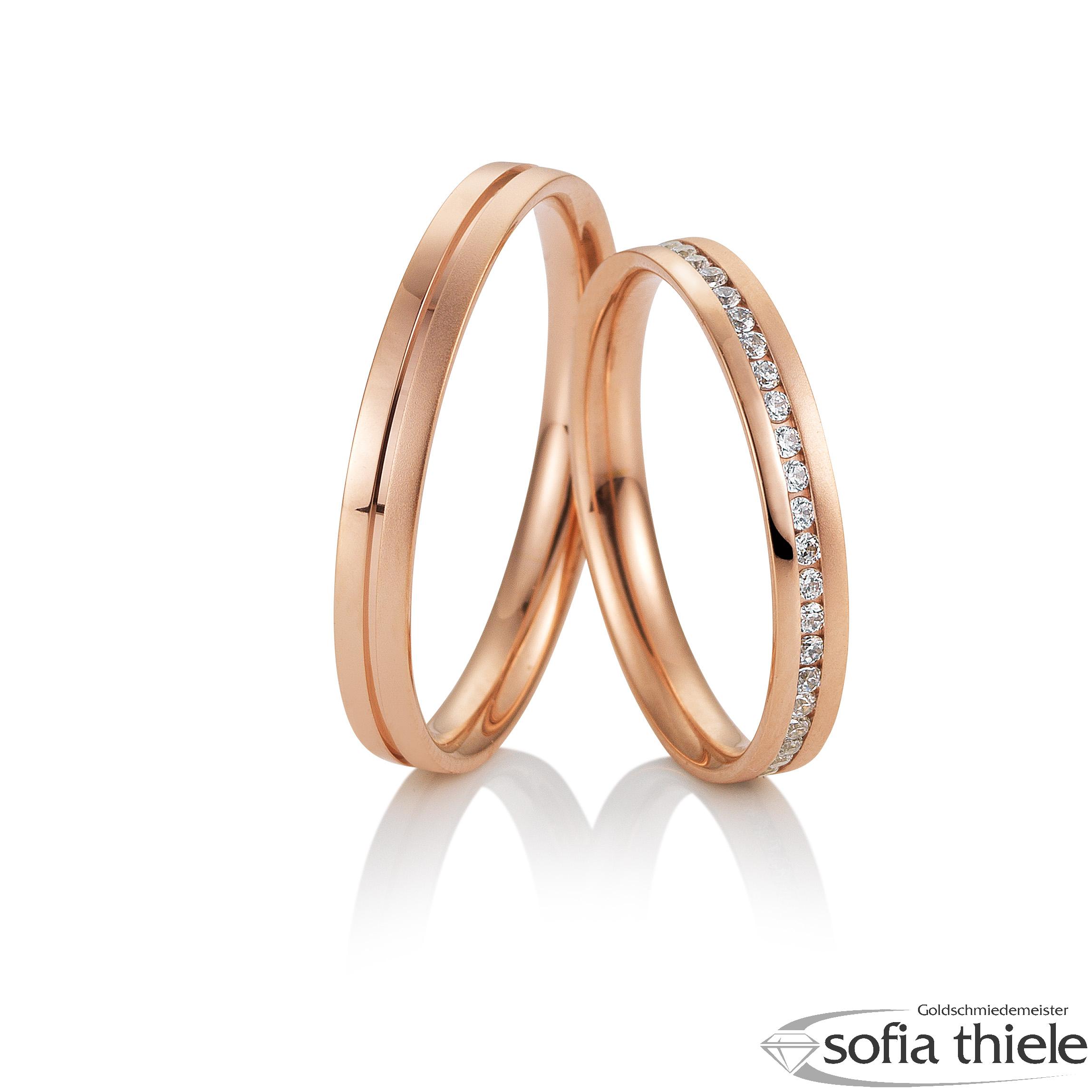 Trauringe Gold Paar 49-81785-375R