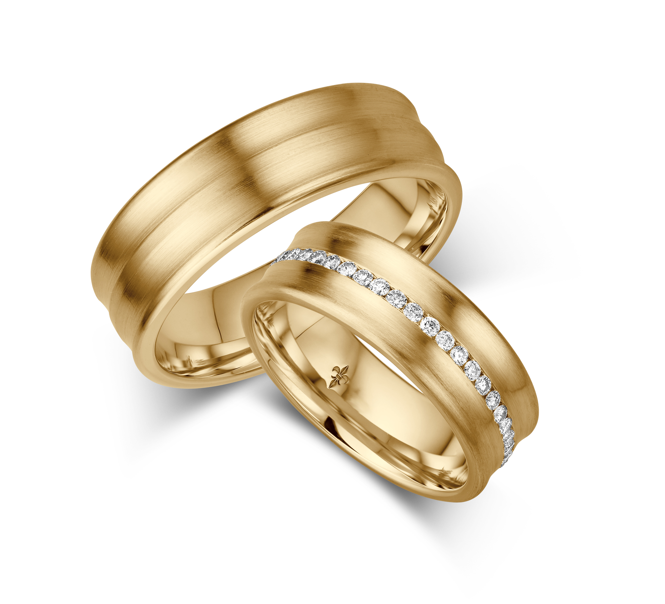 Trauringe Gold Paar TR-00026G-375