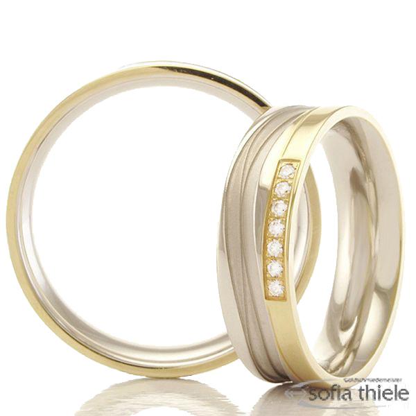 Trauringe Gold Paar R-10-50692-060