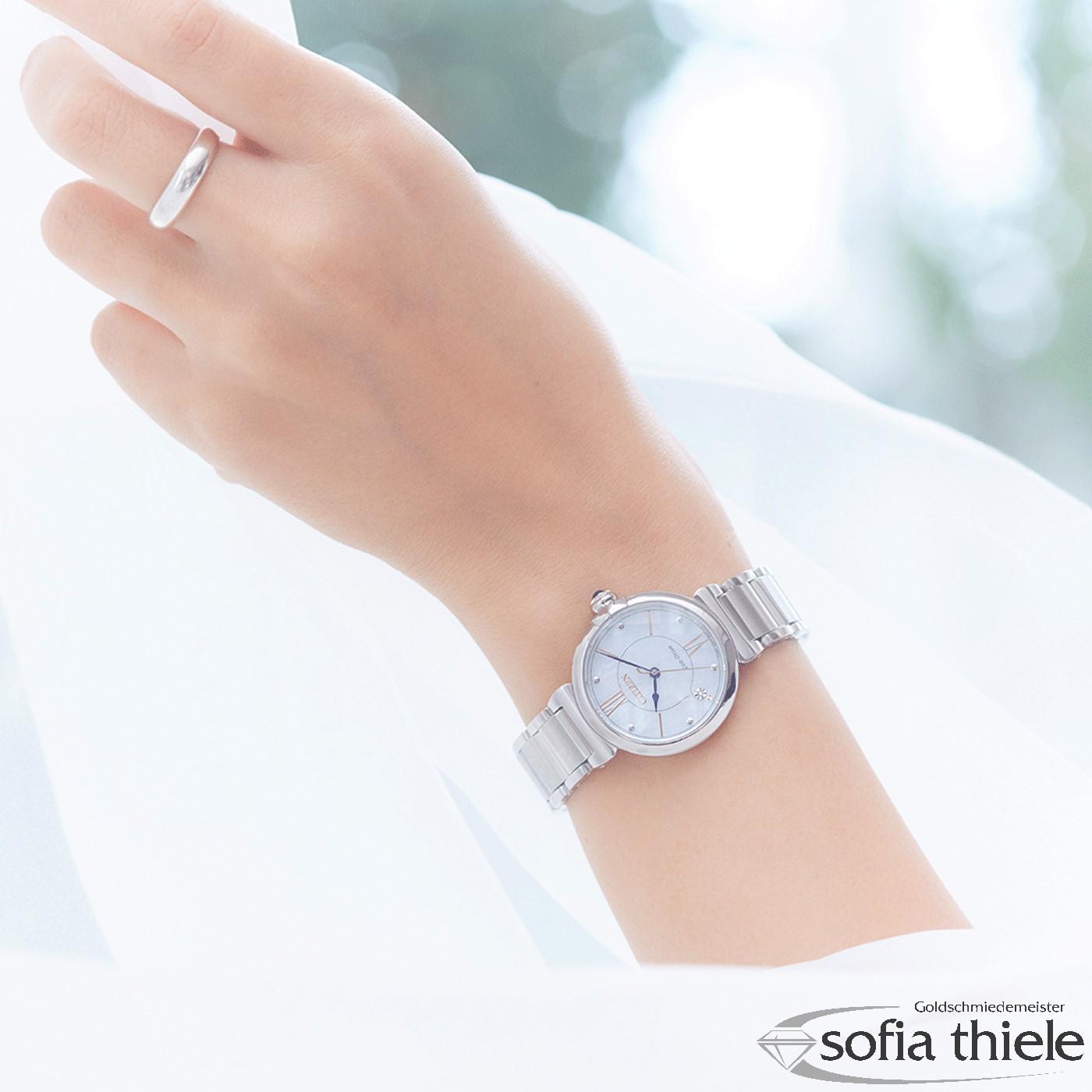 Damenuhr Metallband Quarz EM1070-83D