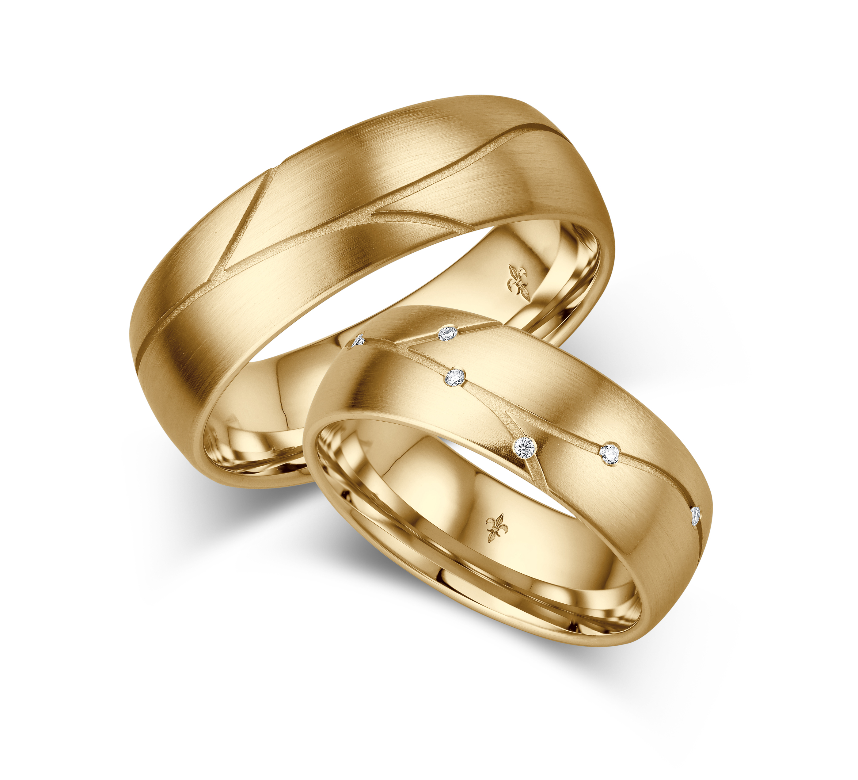 Trauringe Gold Paar TR-00018G-375