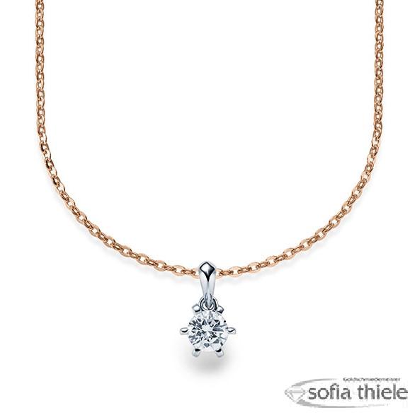 Kette-Collier Gold mit Diamanten RU-1576-10-RW