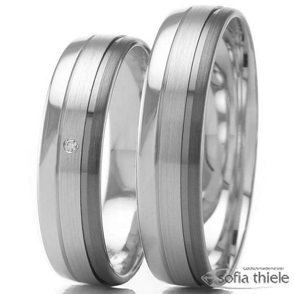 Trauringe Gold Paar B-48-07165-66