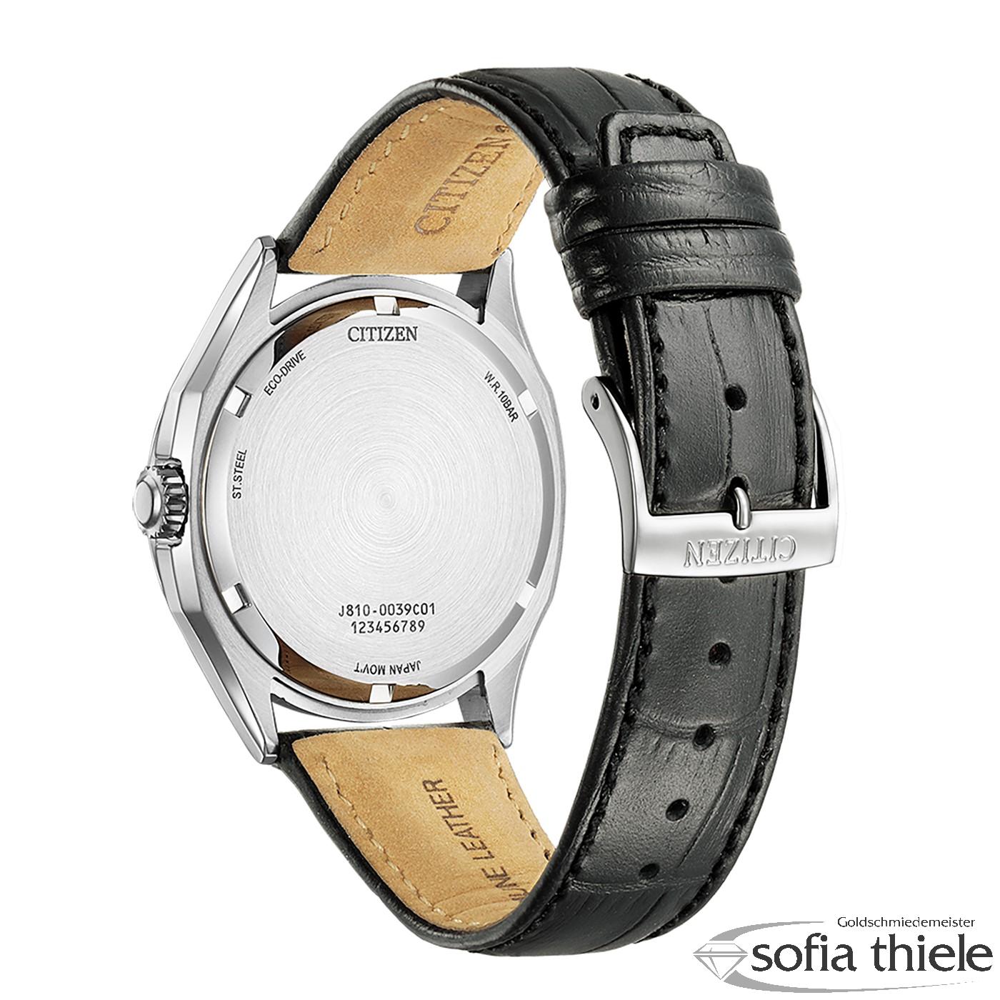 Herrenuhr Lederband Quarz AW1750-18E