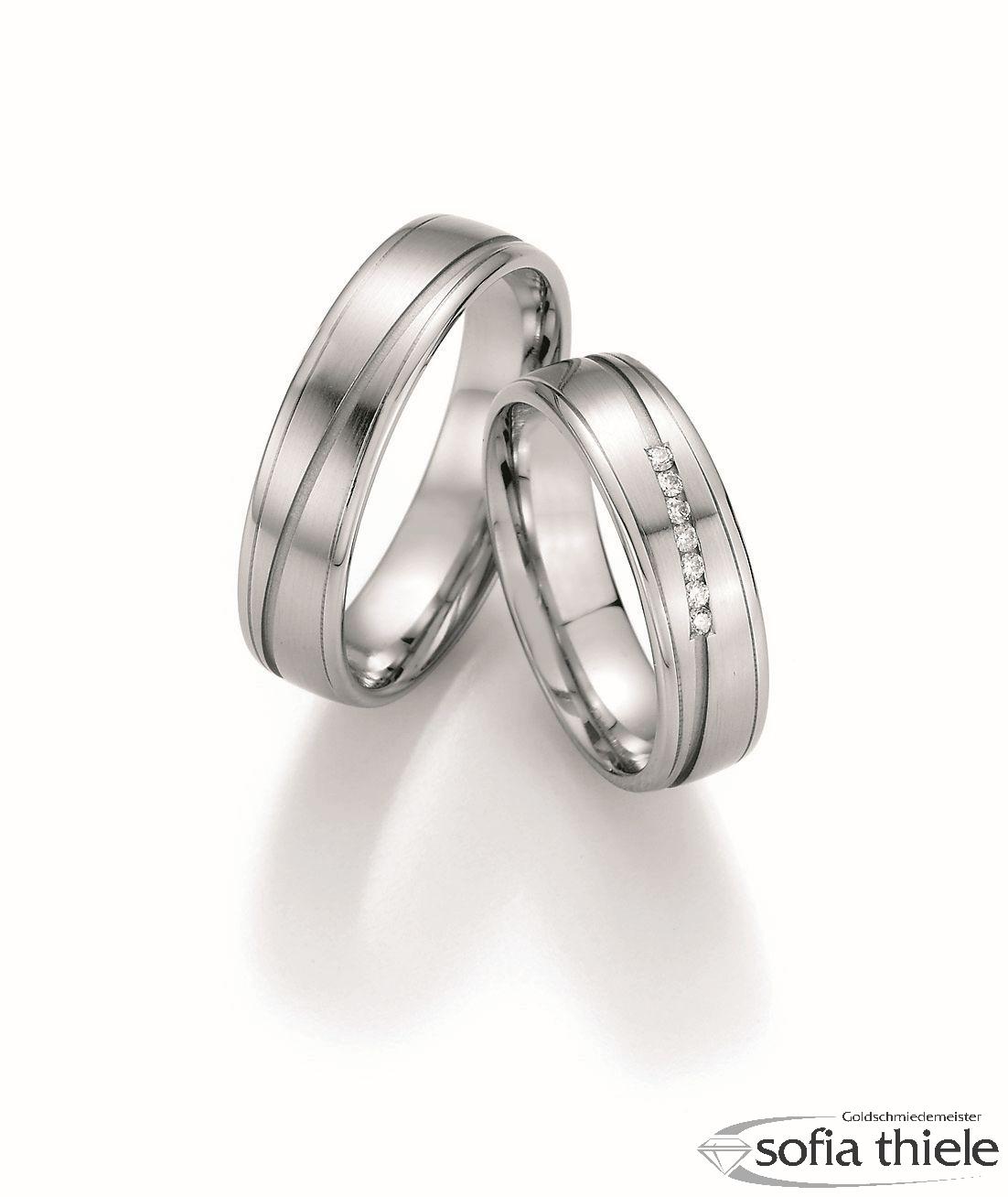 Trauring Palladium Paar 02-31170-180