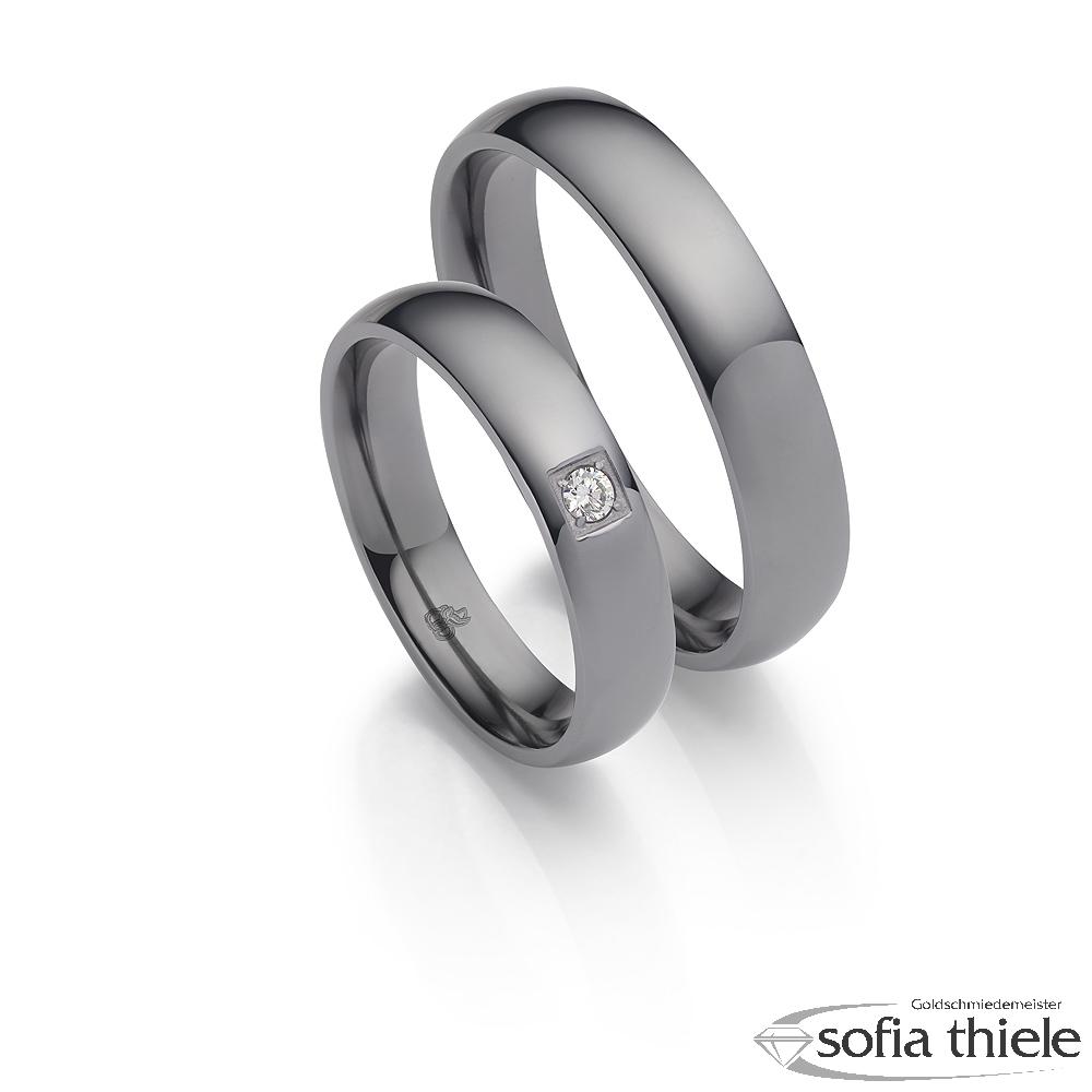 Trauringe Tantal Paar R-91-00122-045