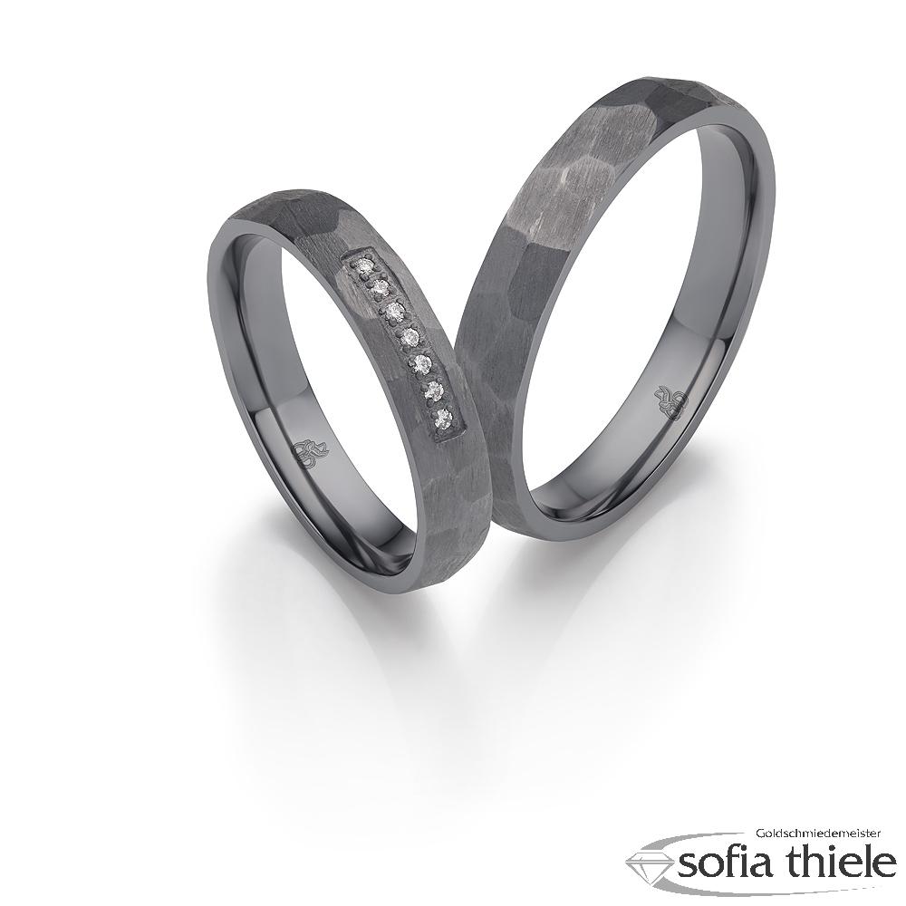 Trauringe Tantal Paar R-91-00120-040