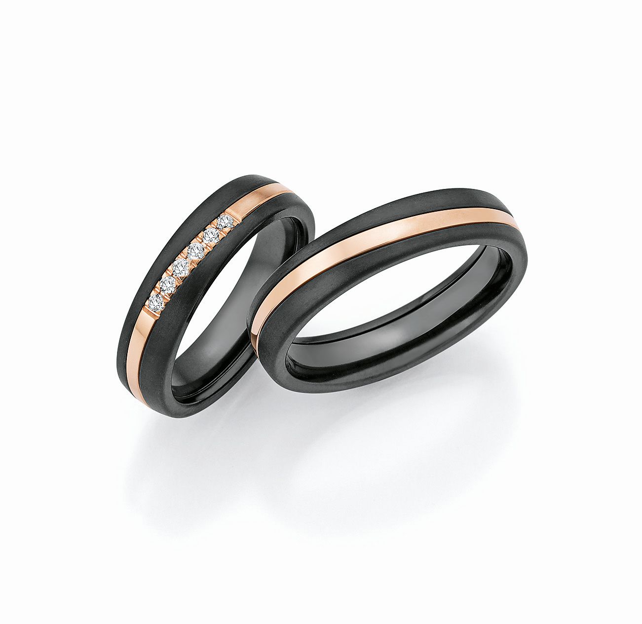 Trauringe Gold Paar 14-20010-20-1454
