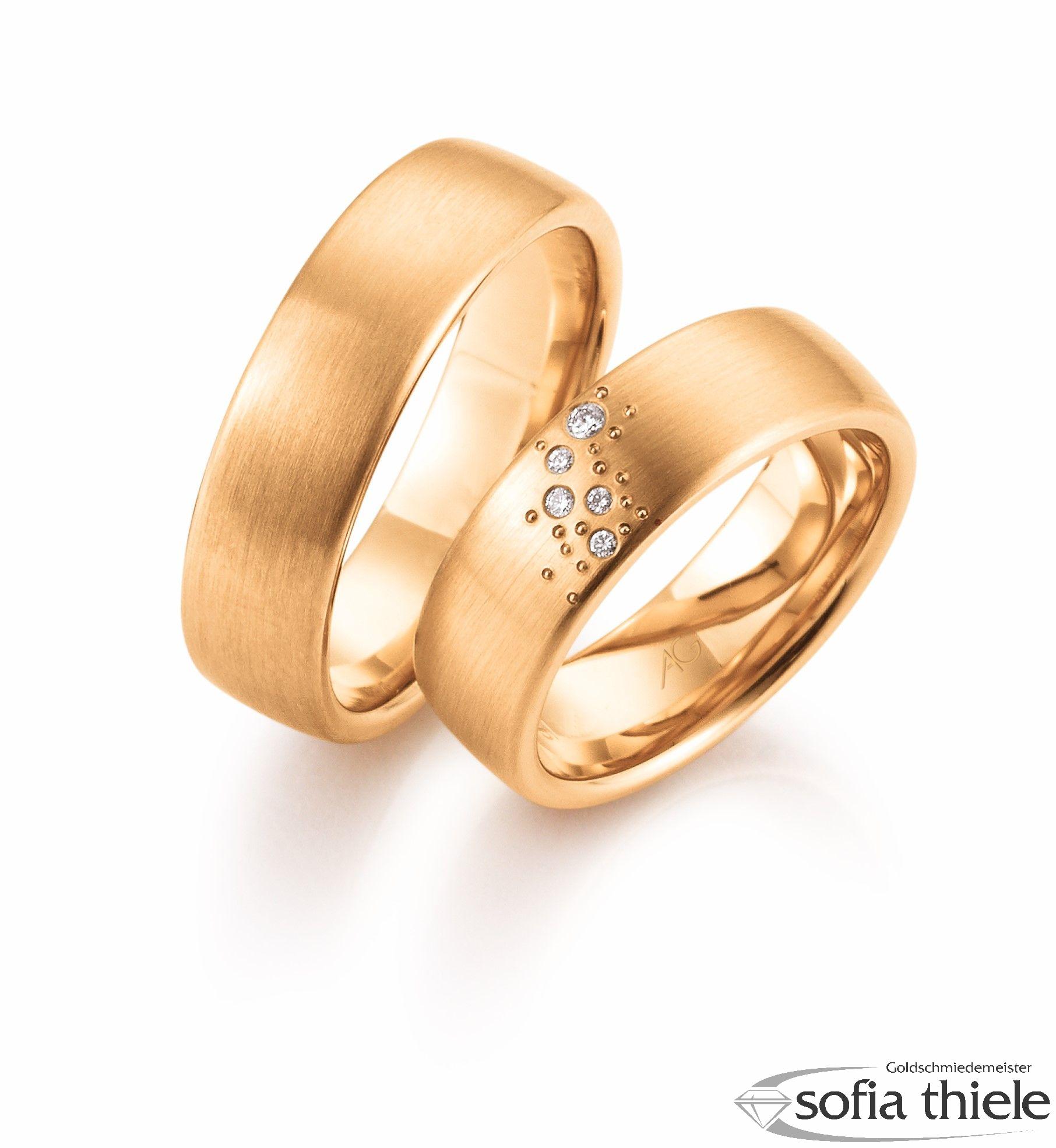 Trauringe Gold Paar G-28493-6,5