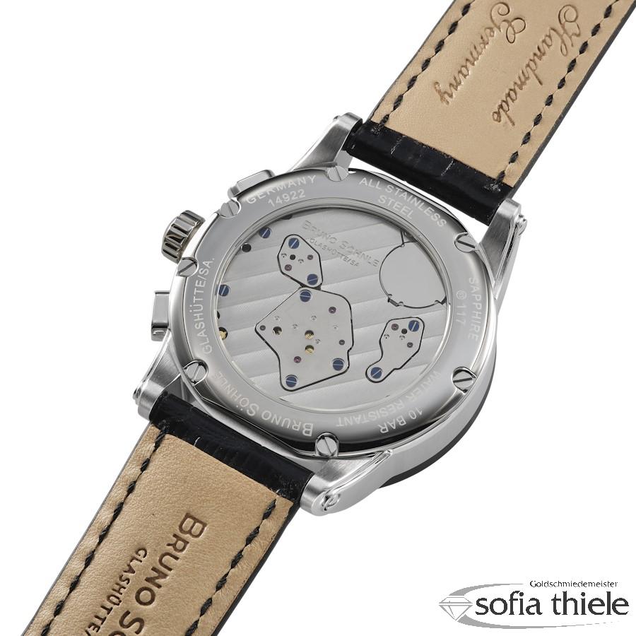 Herrenuhr Lederband Quarz 17-73117-741