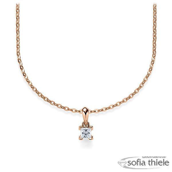 Kette-Collier Gold mit Diamanten RU-1577-2-R