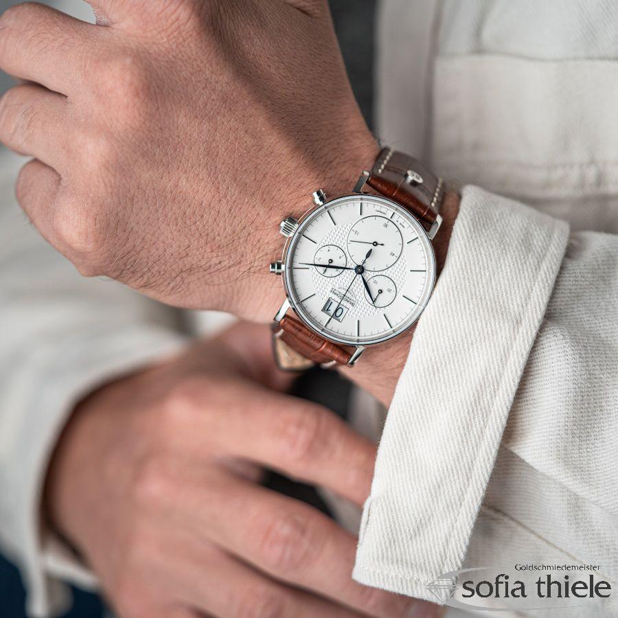 Herrenuhr Lederband Quarz 17-13216-241