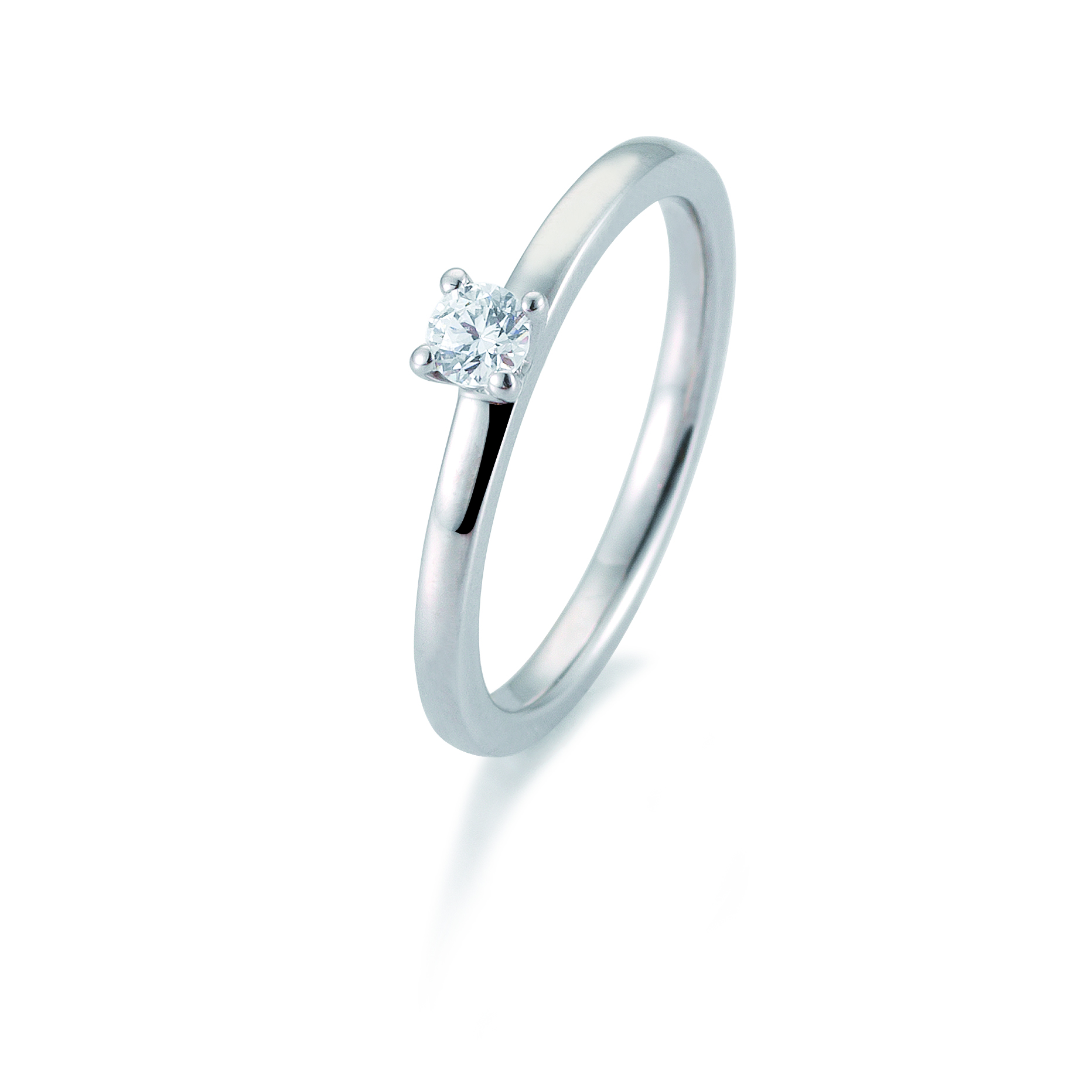 Damenring Platin mit Diamant B-41-059910-600Pt